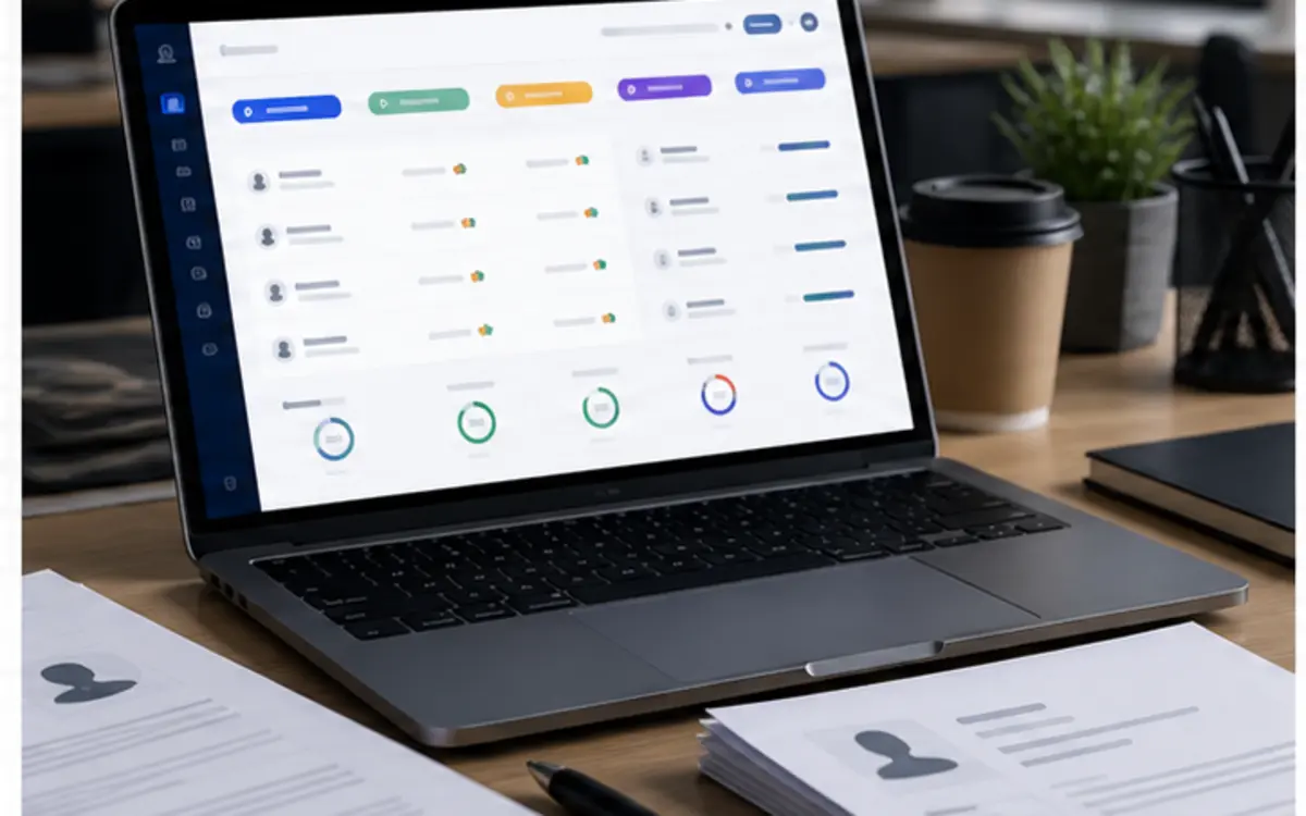 Recruitment agency batch screening dashboard preview